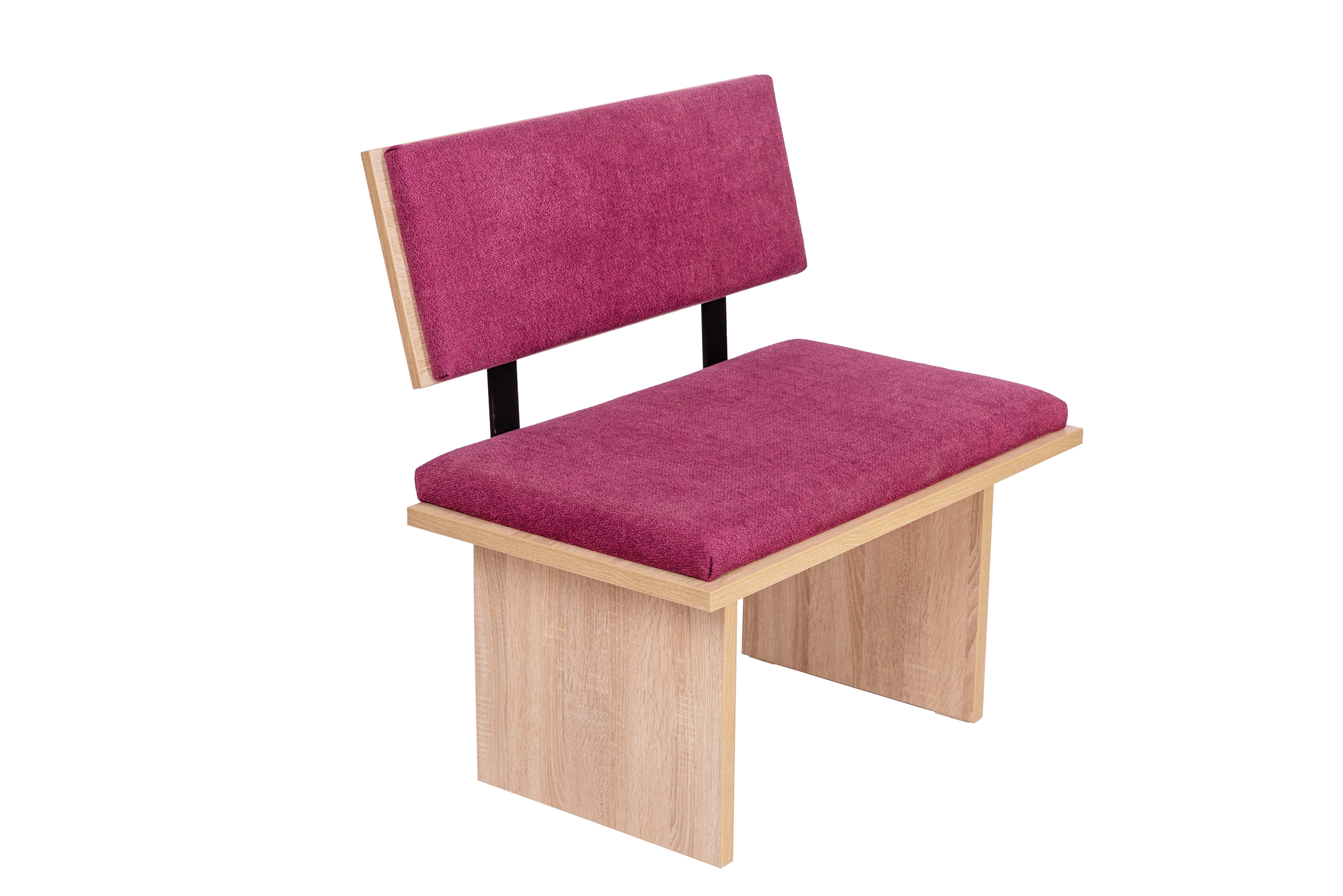 kundler home Essbank Bank mit Polster + Lehne 'Die Stilvolle' L: 85 cm, Eiche Premiumdekor