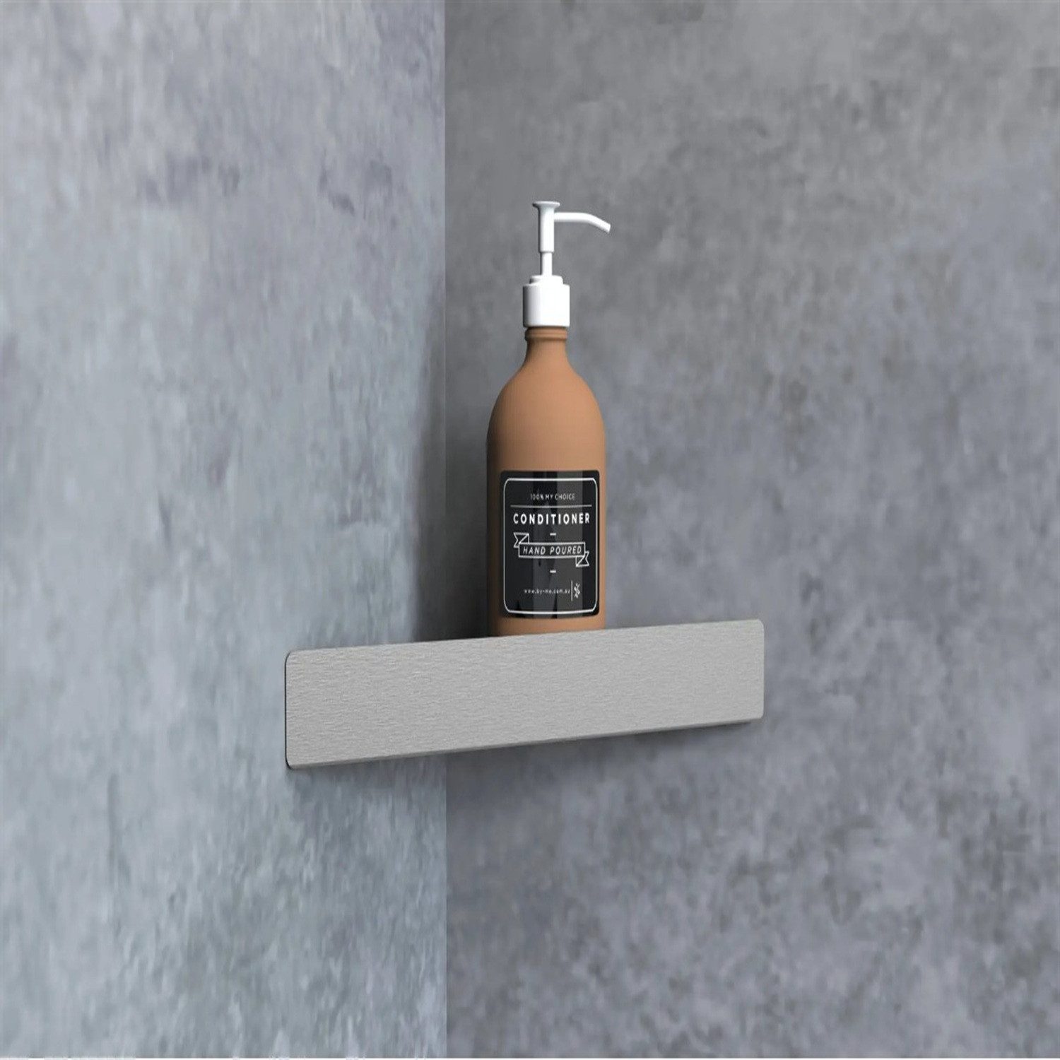 wohnwerk.idee Duschregal Badezimmerregal SF07 – Eck-Duschablage, Wasserablauf durch perforierten Boden