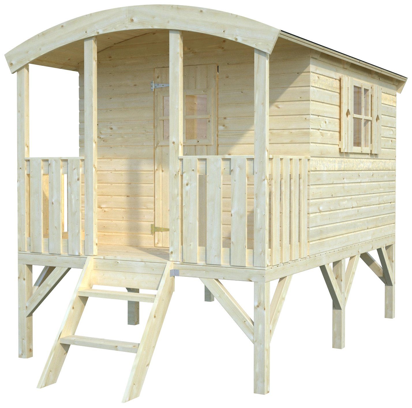 Palmako Spielhaus Huck 3,3 m², mit Terrasse