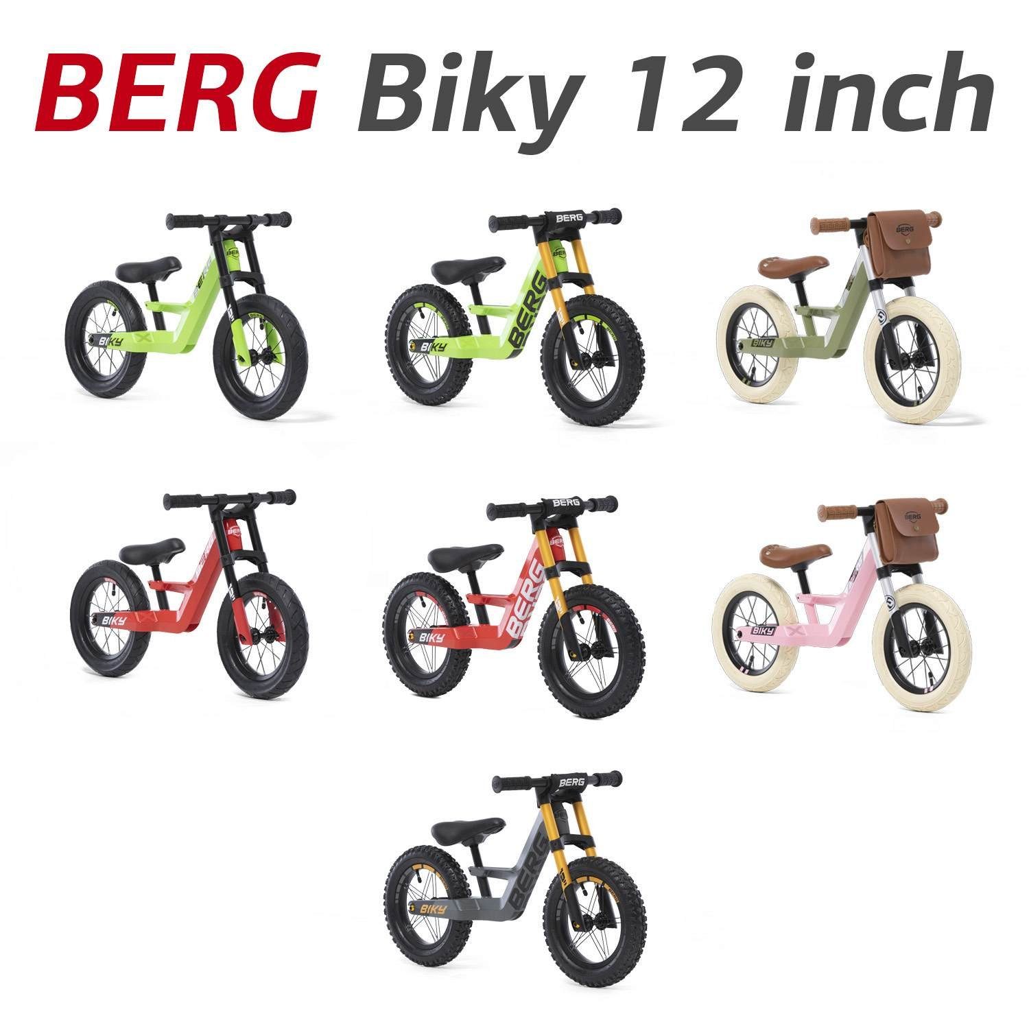 rot City Berg 12" Go-Kart Red Laufrad BERG Biky