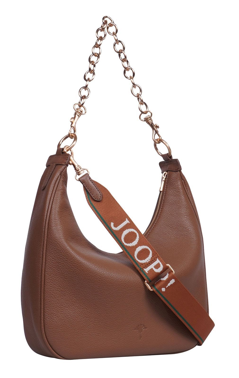 JOOP! Schultertasche Ginger Hobo, aus echtem Rindsleder