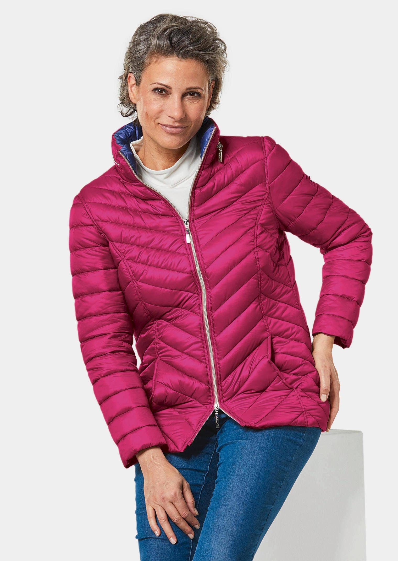 GOLDNER Steppjacke Ware in Leichte sangria Steppjacke knitterarmer