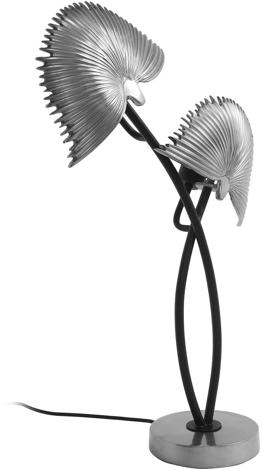 Kayoom Tischleuchte Tischlampe Twinflame 125, ohne Leuchtmittel, Dekorative Tischlampe mit zwei Lichtobjekten aus Metall