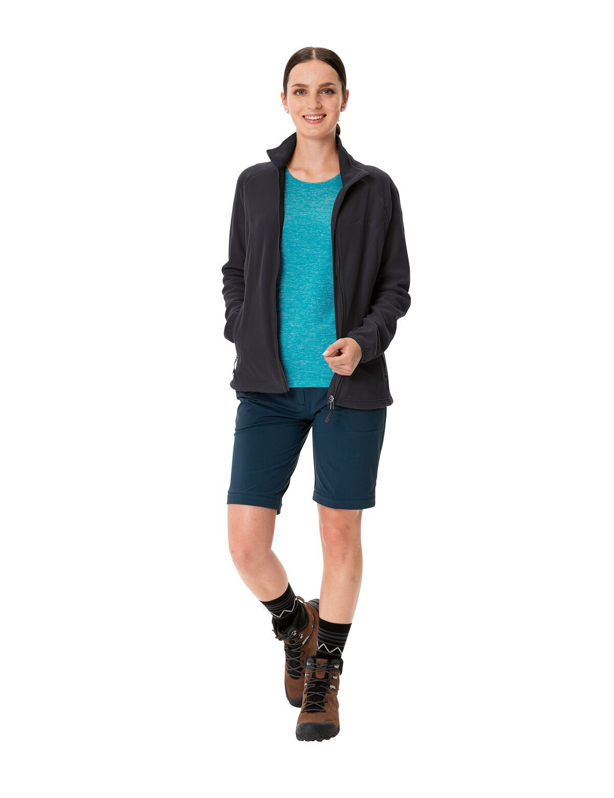 VAUDE Fleecepullover WOMEN'S ROSEMOOR FLEECE JACKET II hochschließender Kragen, mit Reißverschluss – Bild 5 von 5