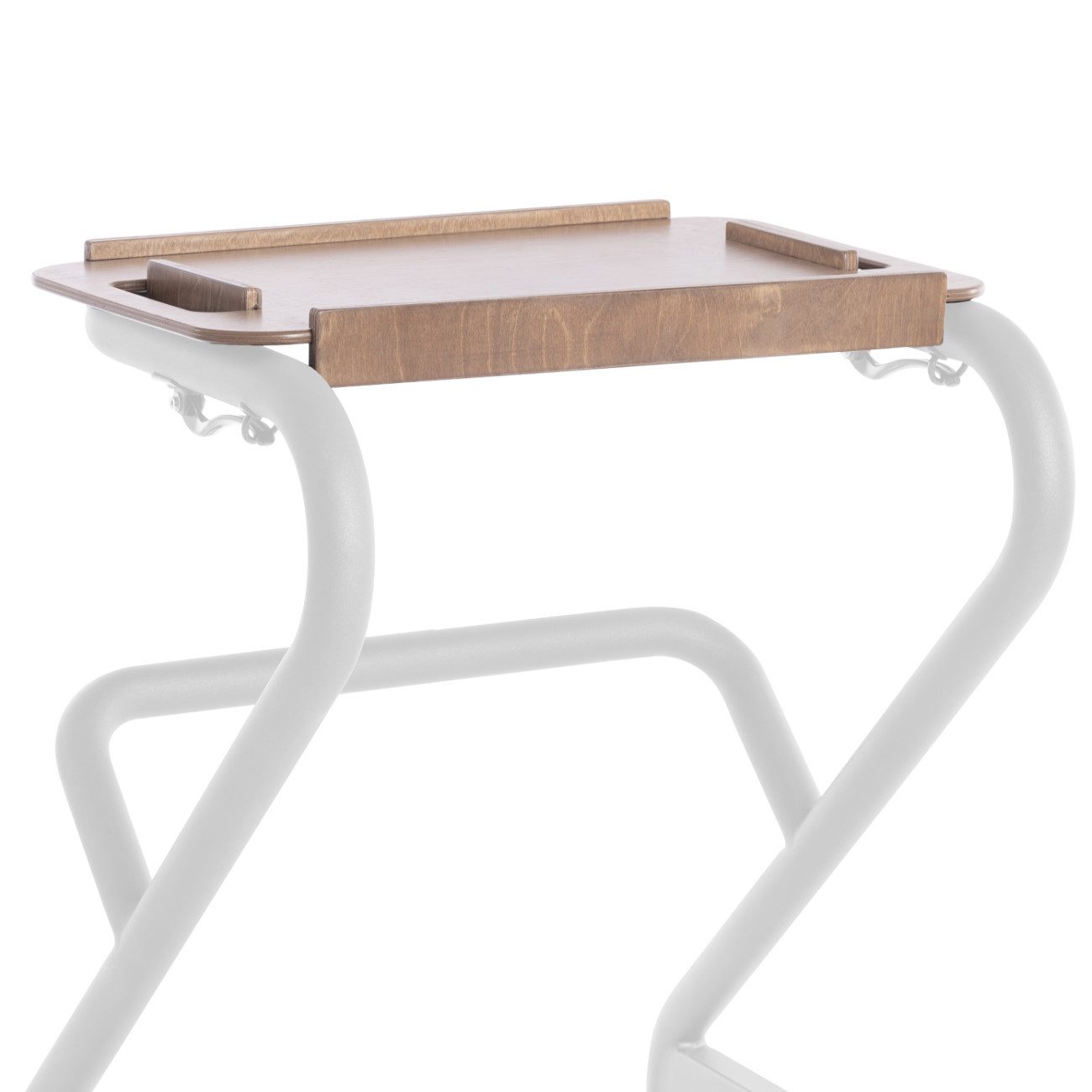 Saljol Rollator Tablett für Wohnraum Rollator Page Echtholz