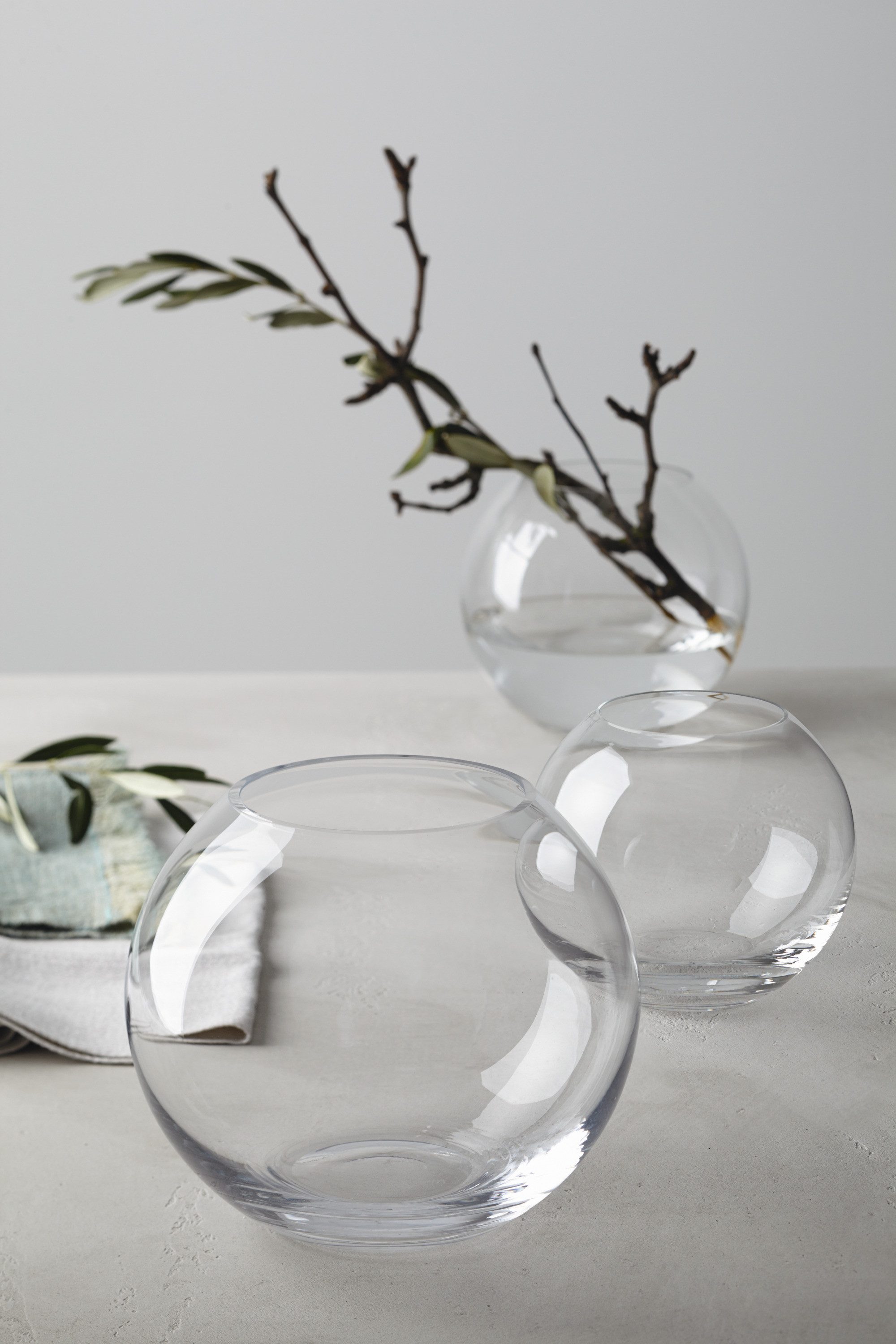 LEONARDO Tischvase Glasvase BOCCIA, Dekovase in Kugelform (1 St), Spülmasch günstig online kaufen