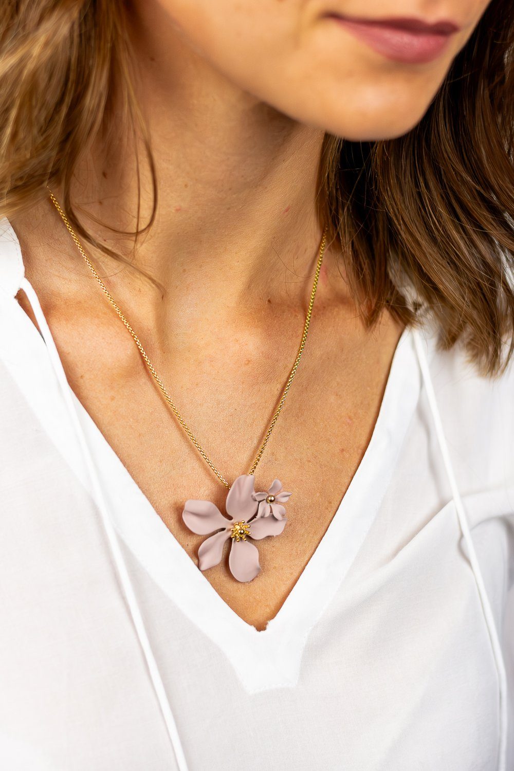 LUISIA® Kette mit Anhänger Halskette "Nelia" günstig online kaufen
