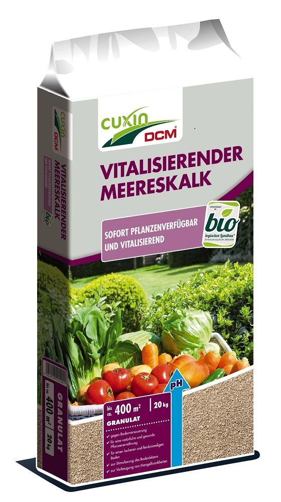 Cuxin DCM Bodenverbesserer Cuxin DCM Vitalisierender Meereskalk Granulat 20 kg