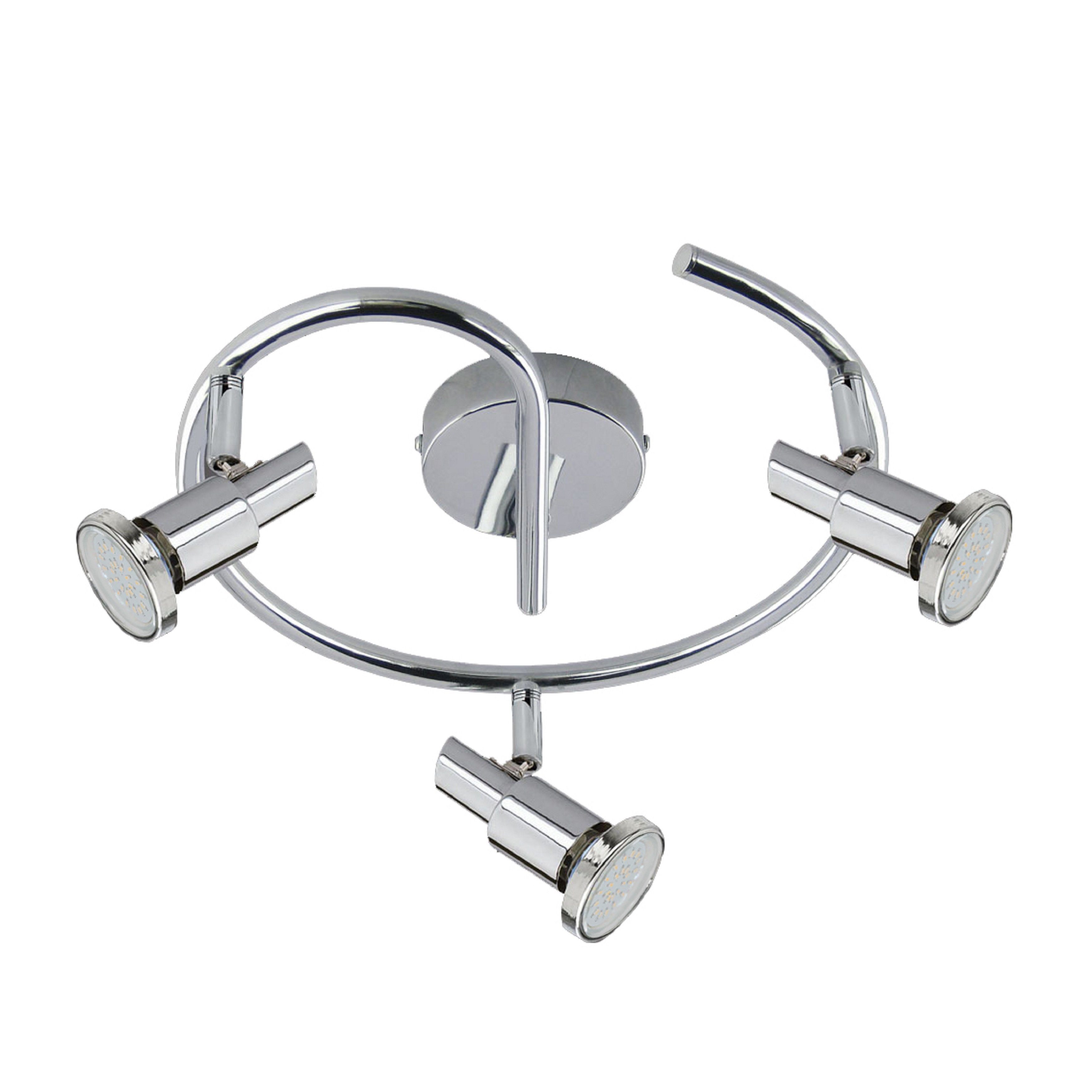 TRANGO LED Deckenspots, 3-flammig 2890-038G-5W LED günstig online kaufen