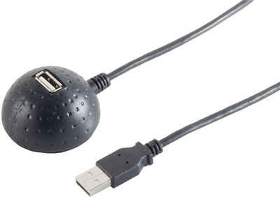 S-Conn S-CONN 13-50017 1.5m USB A USB A Männlich Weiblich Schwarz USB Kabe... USB-Kabel