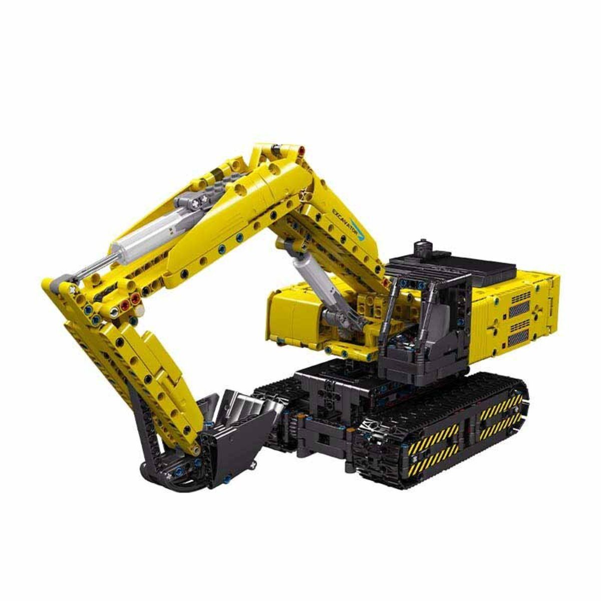 Mould King Mould King 15061 Mechanical Digger Yellow inkl. RC/Fernsteuerung Spielbausteine