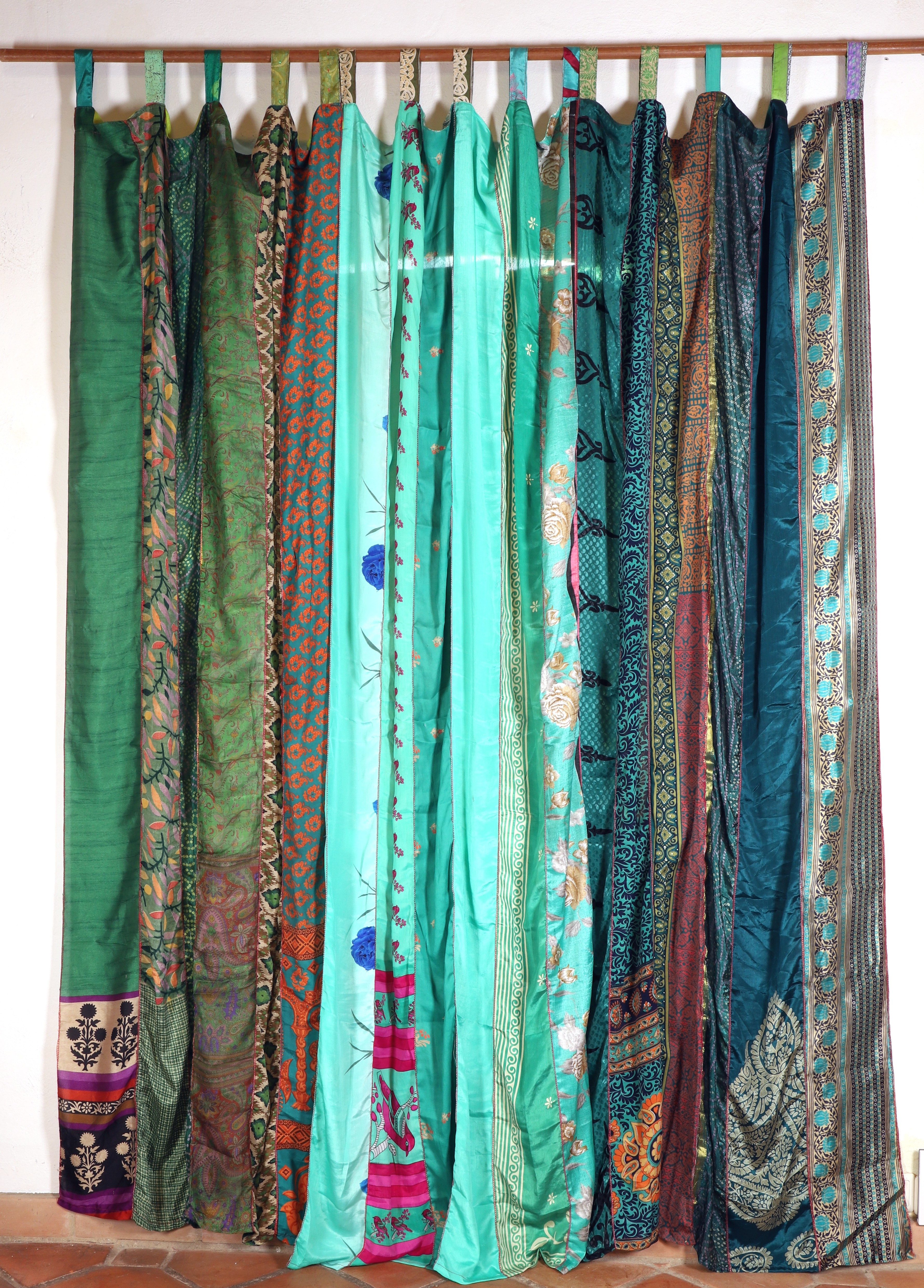 Guru-Shop Vorhang Seidiger Vorhang (1 Stk) Gardine aus.. günstig online kaufen