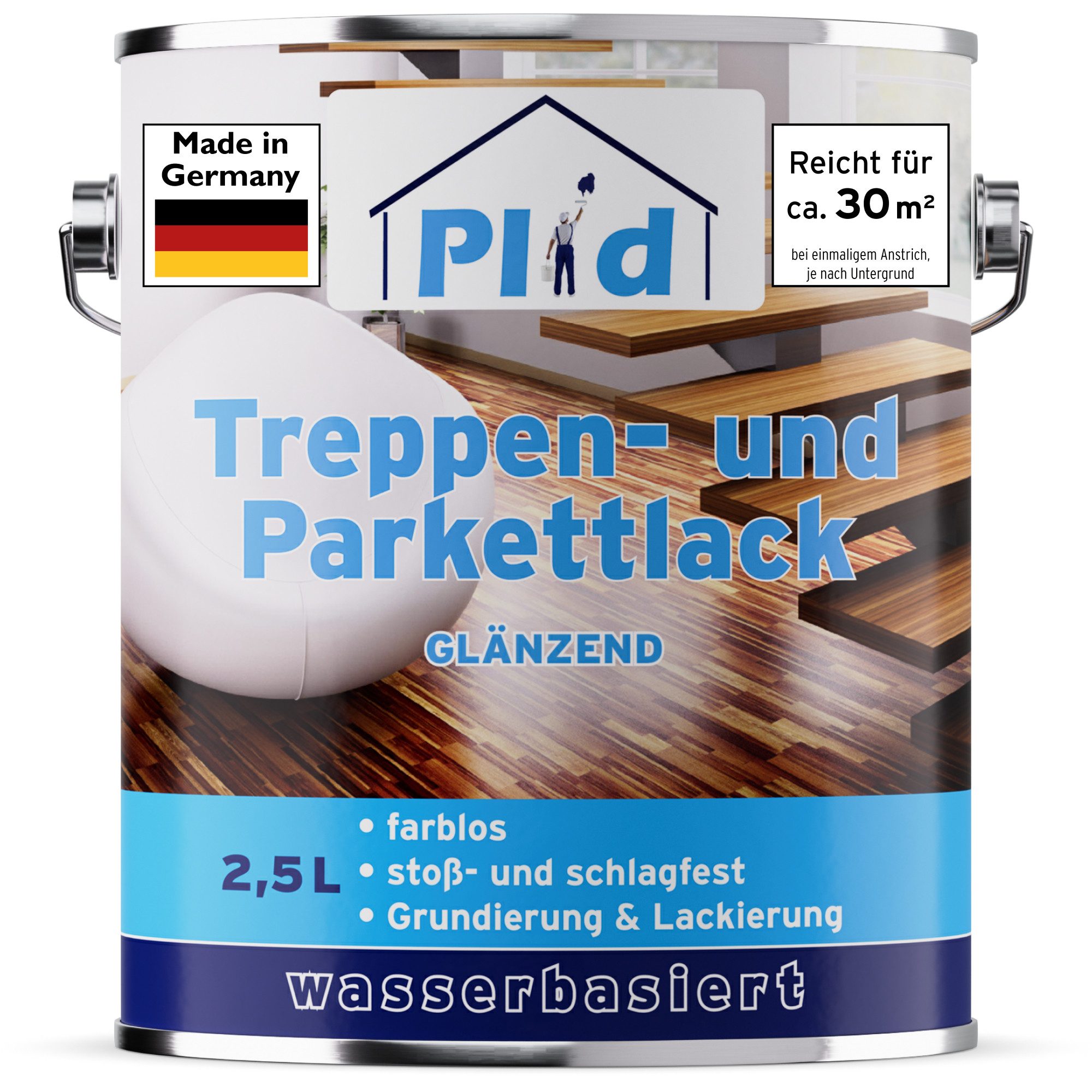 plid Treppen- und Parkettlack Parkettlack Parkettsiegel Klarlack Holzlack H günstig online kaufen