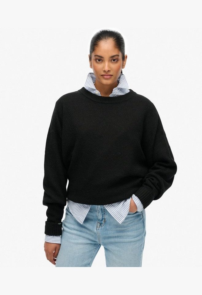 Superdry Strickpullover SLOUCHY CREW NECK JUMPER *
