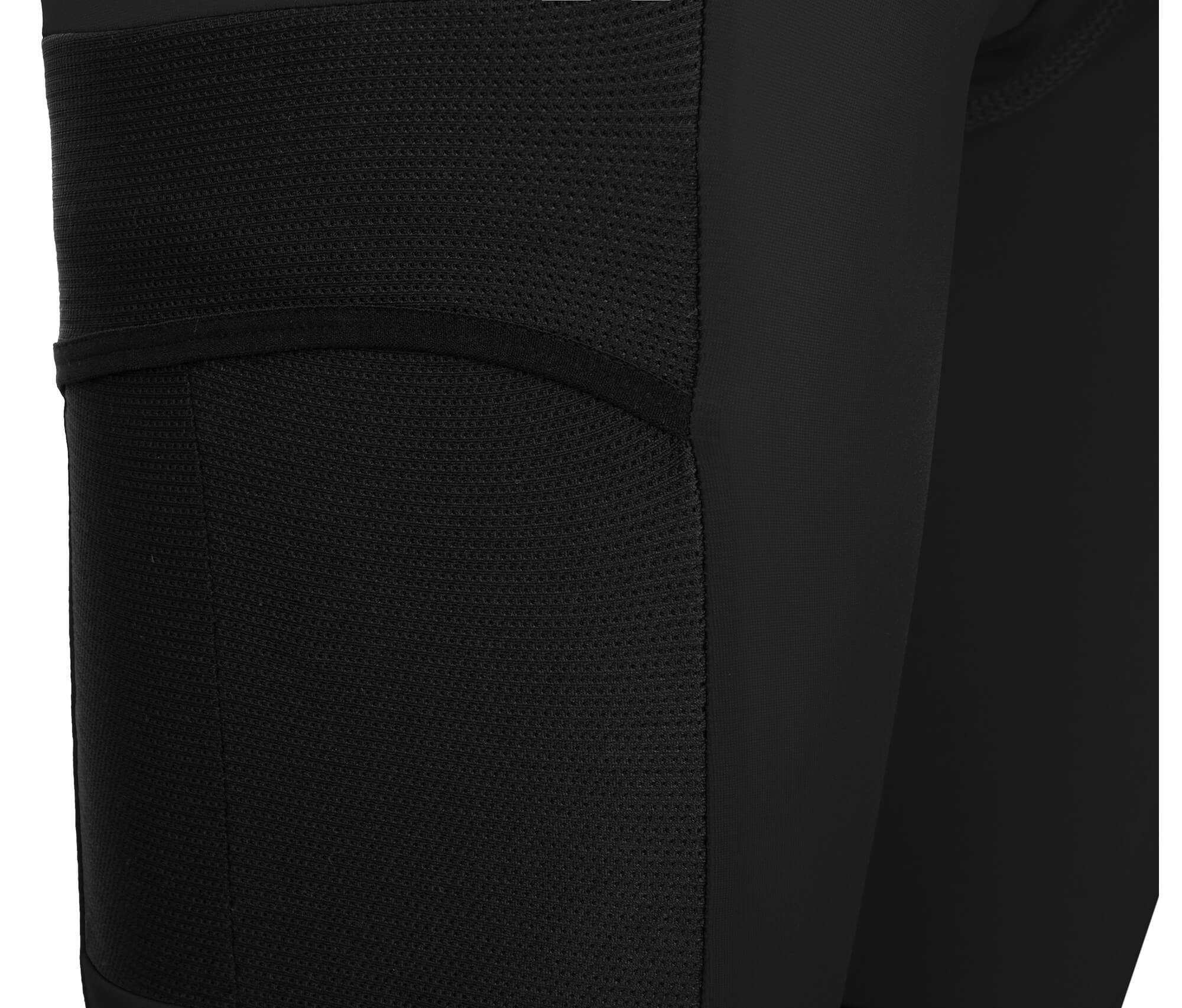 Fahrradhose SUNDRA COMFORT Bermuda (mit Sitzpolster) Damen Radshorts, bielastisch, tight, Normalgrößen, schwarz – Bild 4 von 5