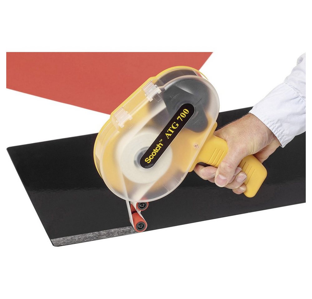Thumbnail - 3M Klebeband 3M Packband-Abroller ATG 700 Gelb Rollenbreite (max): 19 mm Rollenlän (ATG 700)