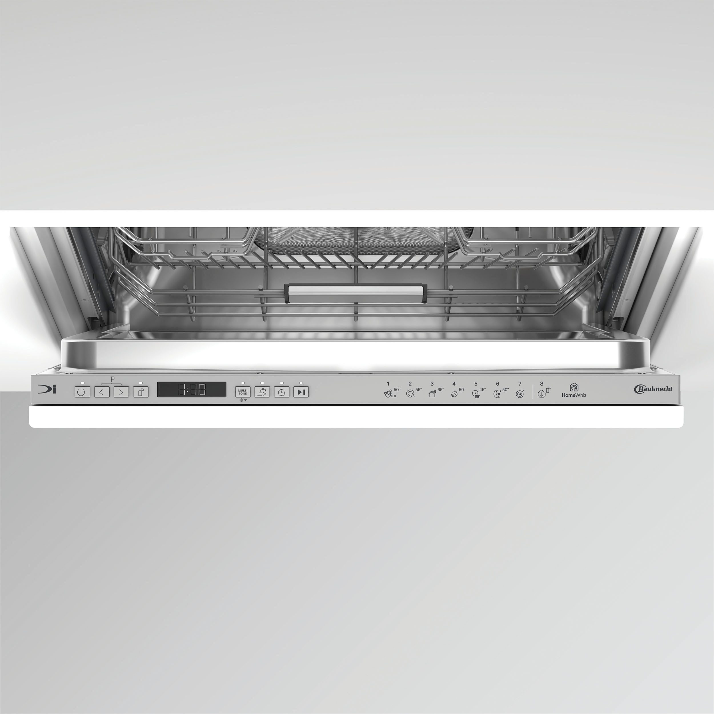 BAUKNECHT vollintegrierbarer Geschirrspüler OBIC Ecosilent2 9760, 9,5 l, 14 Maßgedecke, ActiveDry – automatische Türöffnung für bessere Trockungsergebnisse
