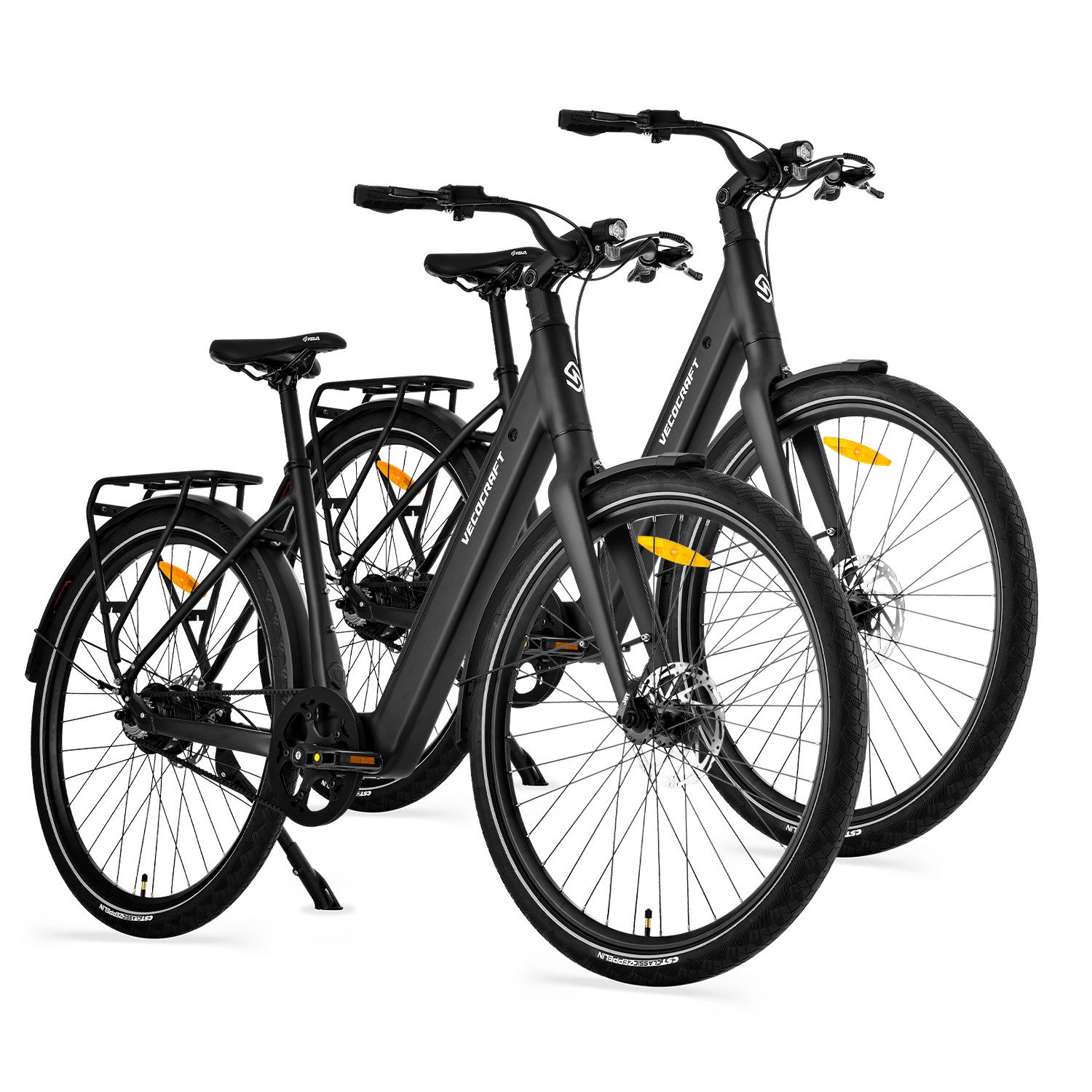 VECOCRAFT E-Bike Cityrad LUNA 1.0 Zwei Einheiten 360Wh 28 zoll e bike damen Riemenantrieb, 1 Gang, Heckmotor, 360 Wh