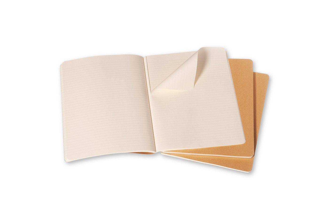 Thumbnail - MOLESKINE Notizheft, Cahier 3er Set - mit Kartoneinband - 70g-Papier
