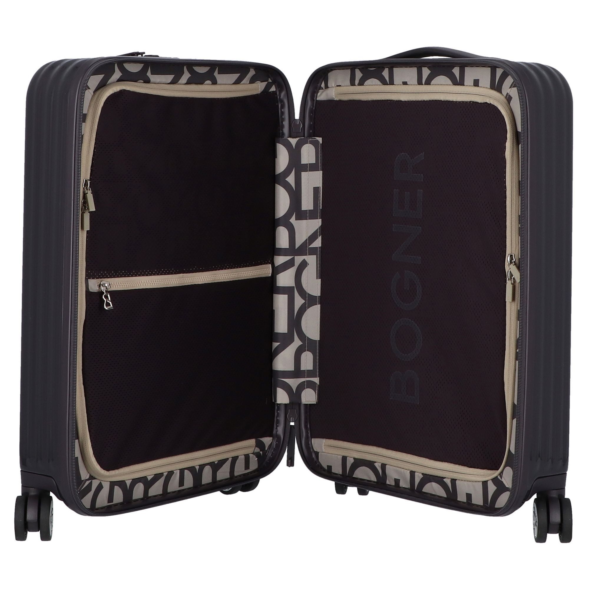 BOGNER Handgepäck-Trolley Piz, 4 Rollen, Polycarbonat