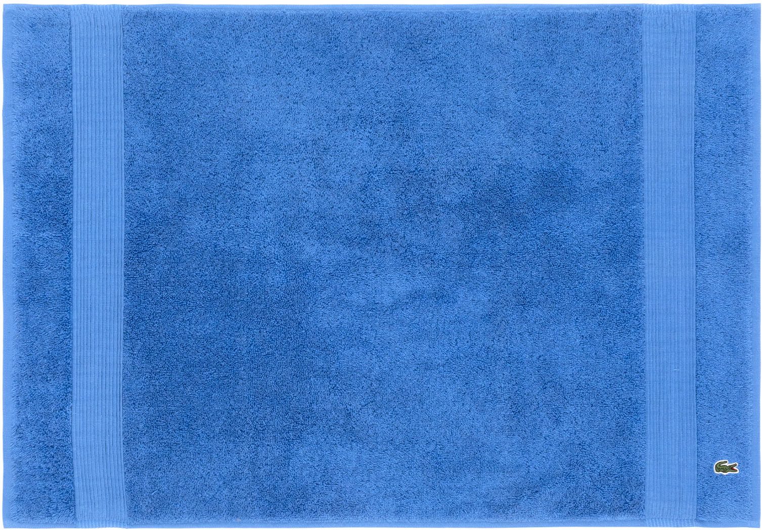 Lacoste Badematte LLECROCO, Höhe 3 mm, schnell trocknend, Baumwolle, mit Label-Applikationen