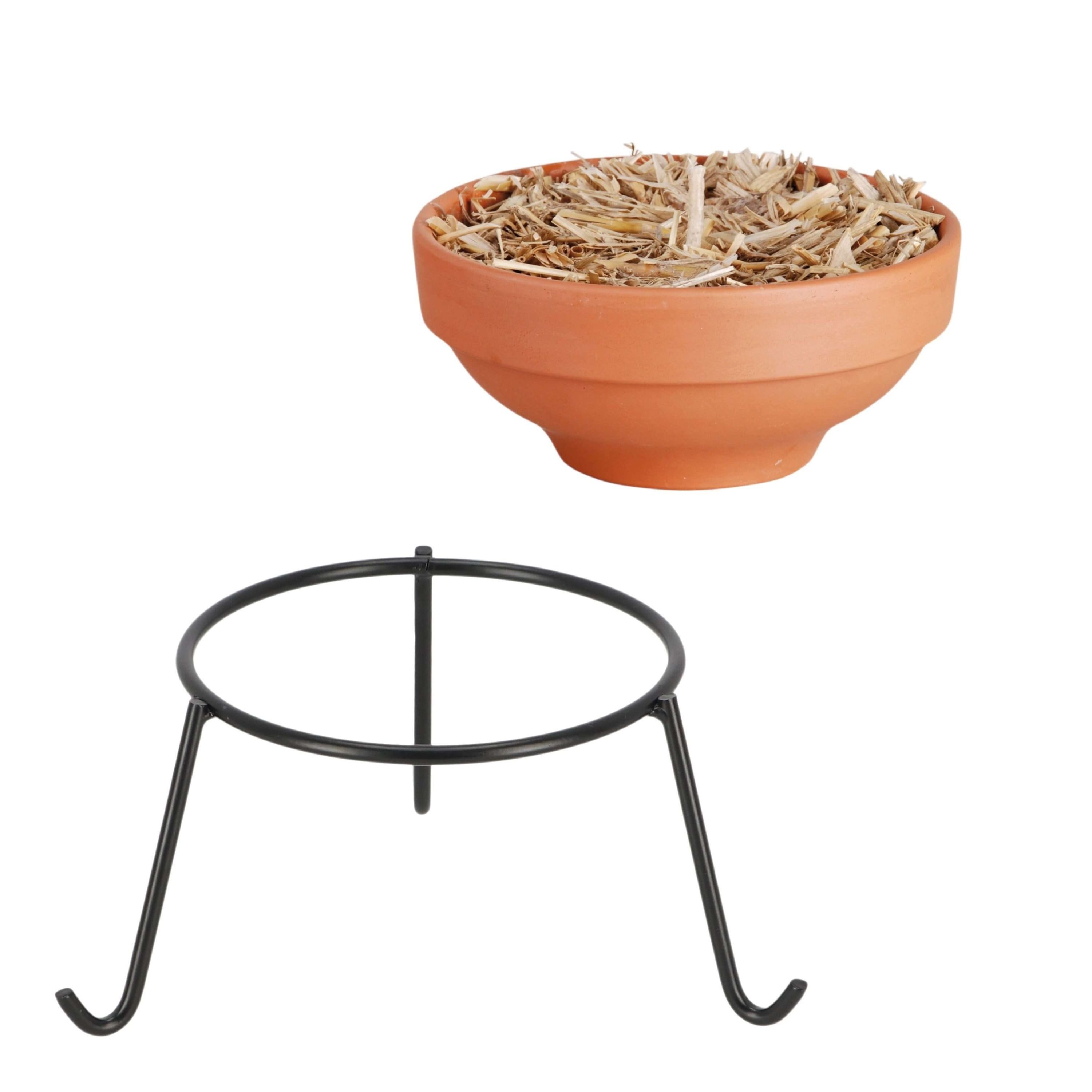 degawo Feuerschale Feuertopf Set 1 Schale 1 Ständer Garten Terrasse Balkon Deko, (Feuertopf Einsatz)