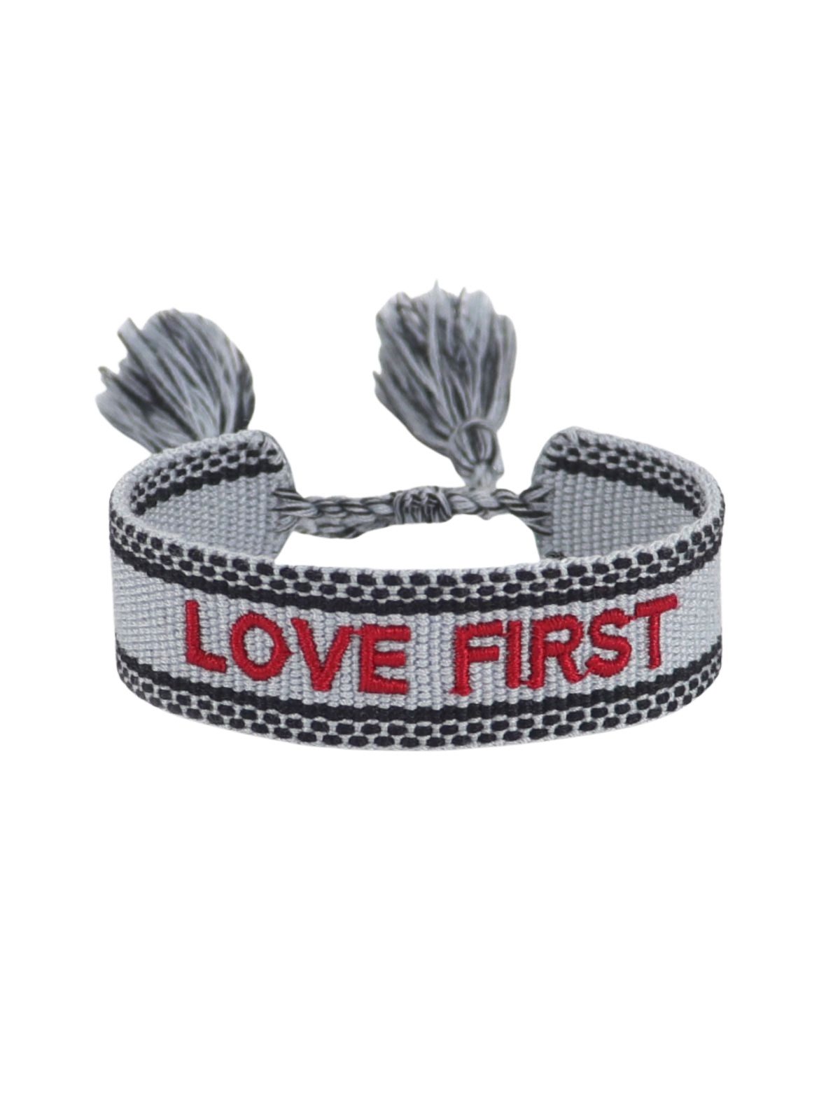 Be Famous Armband Web Freunschaftsarmband Love First (keine, 1-tlg., keine)