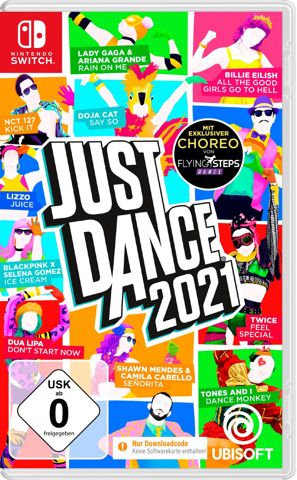 Just Dance 2021 Nintendo Switch, Code in the Box