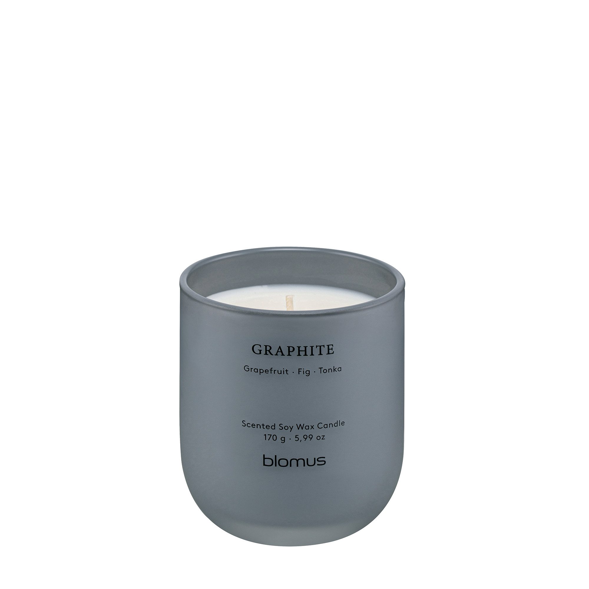 blomus Duftkerze -TUOKSU- Raumduft Kerze, Deko Kerze: Modernes Design aus Glas (1-tlg), Frische Düfte, Natürlicher Sojawachs, Ruhig & entspannend