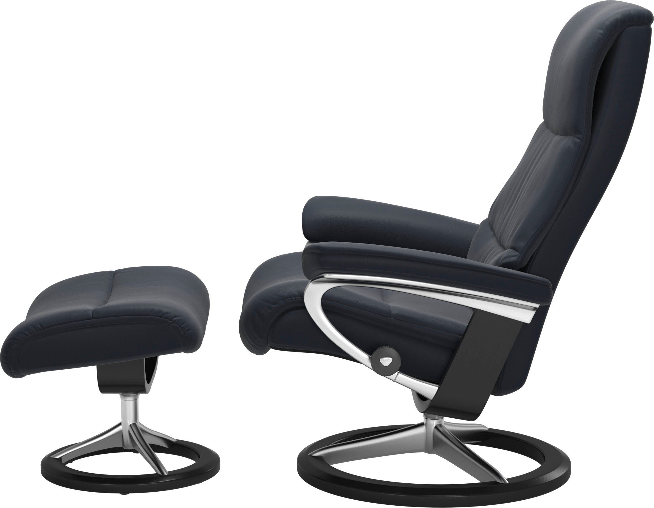 Stressless® Relaxsessel View, Signature Größe Schwarz Base, M,Gestell mit