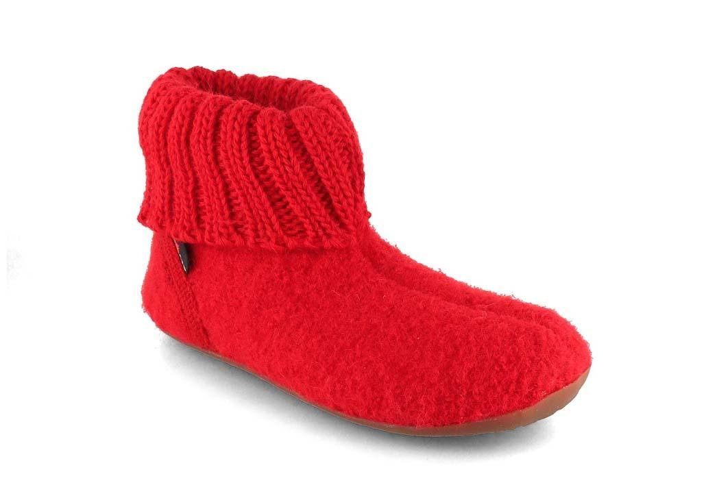 Haflinger Everest Karlo Kinder Hüttenschuh Hausschuh warm gefüttert