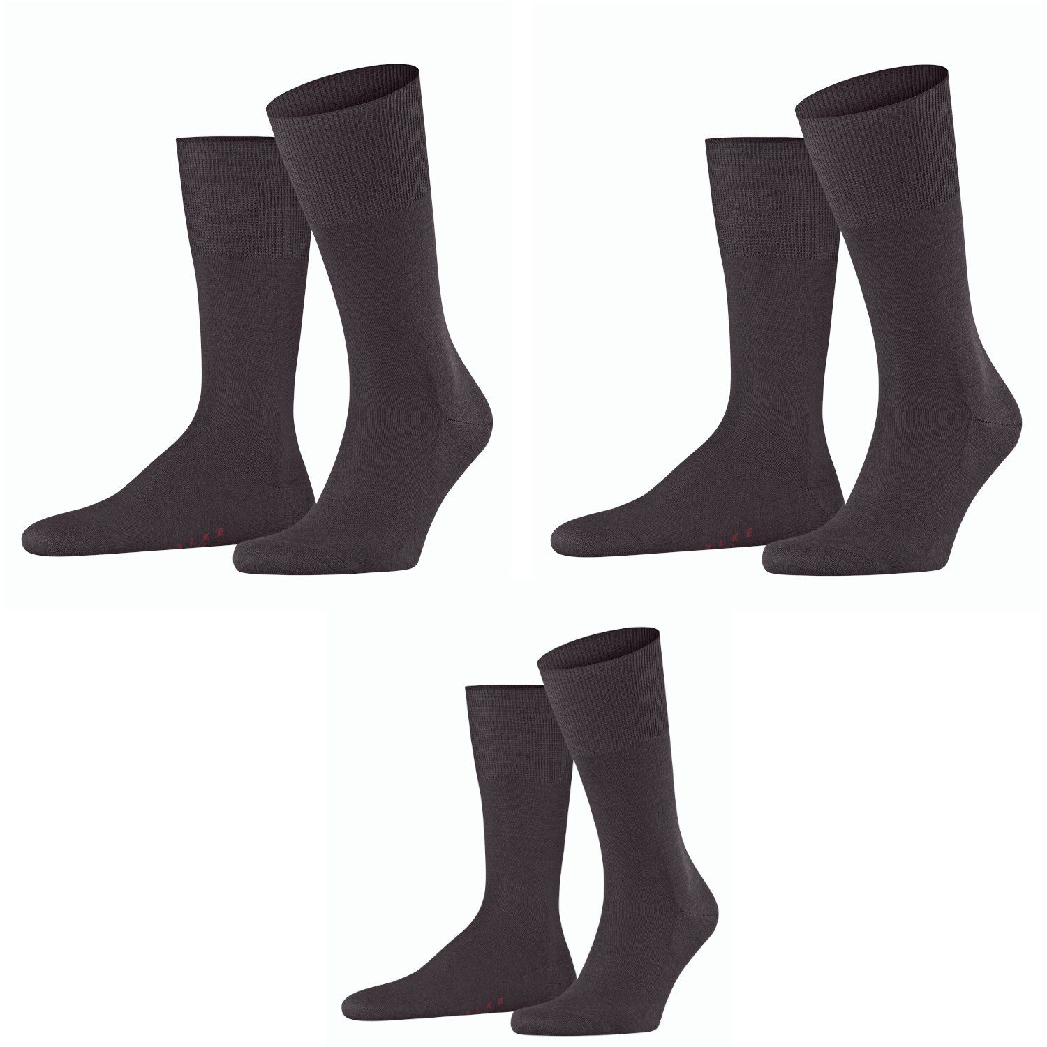 FALKE Basicsocken Lieblingsversand FALKE Airport Herren Носки 3er Set, Farbe, dewberry (8497), Lila (3 Paar)