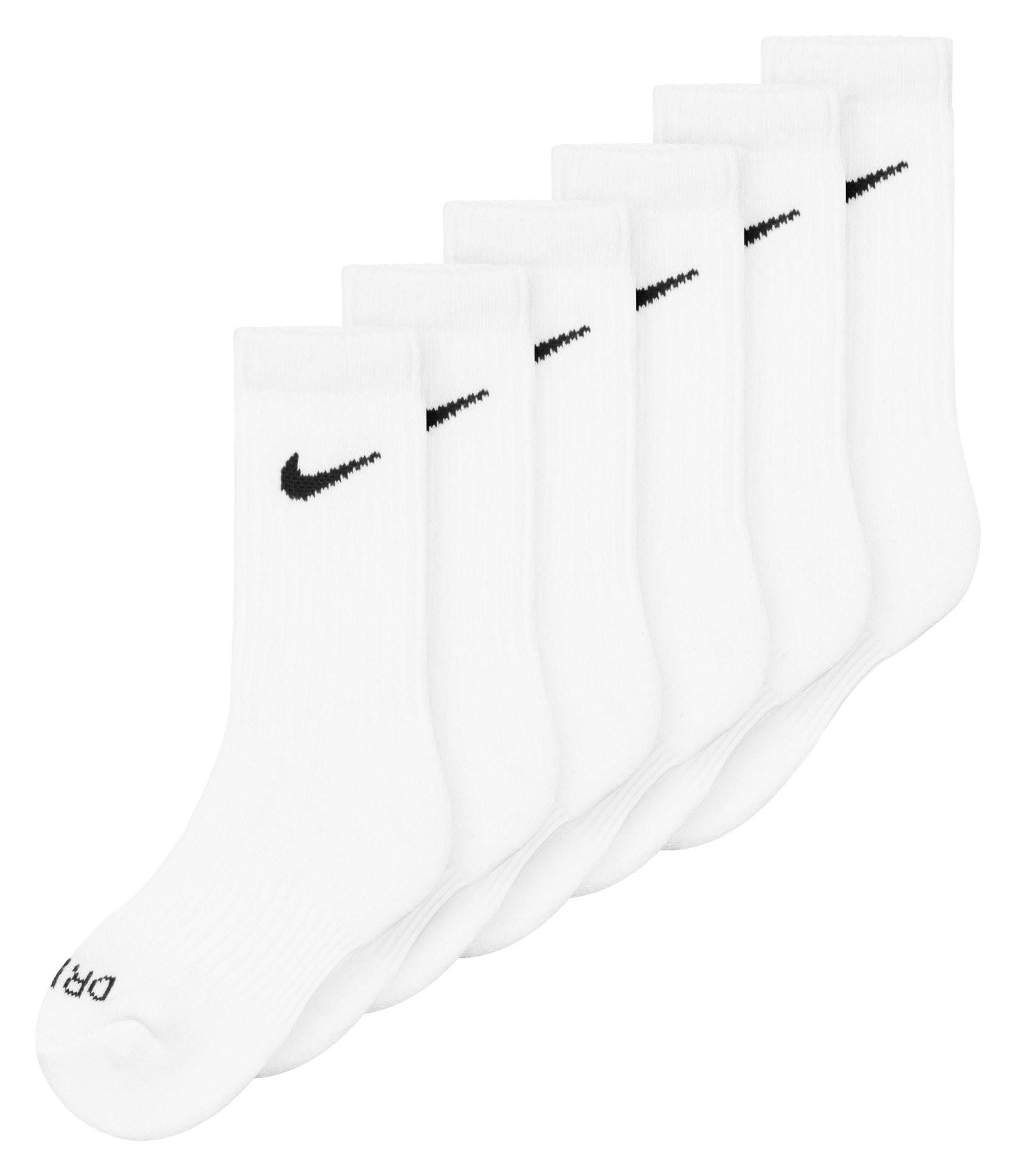 Nike Sportswear Socken NHB NIKE DF PERF BASIC CREW für Kinder geeignet, aus Baumwolle, Polyester und Elasthan