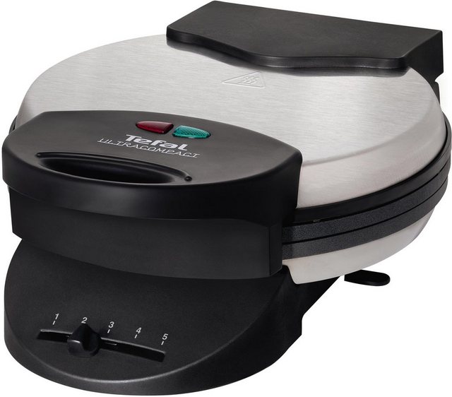 Tefal Waffeleisen WM310D, 1000 W, Waffeln in Herzform, stufenloser Temperatur für Wunsch-Bräunung