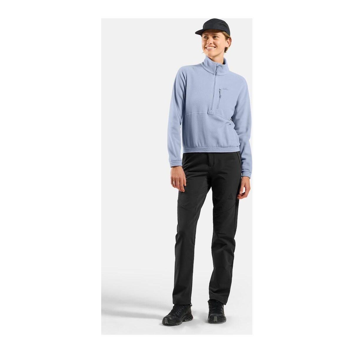 Odlo Fleecejacke Classic Vielseitiges, schnelltrocknendes Damen-Fleece mit recycelten