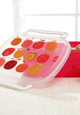 Sigikid Lunchbox Kinder Lunchbox Brotdose mit Rohkostschälchen, 100% Polypropylen, (1-tlg)