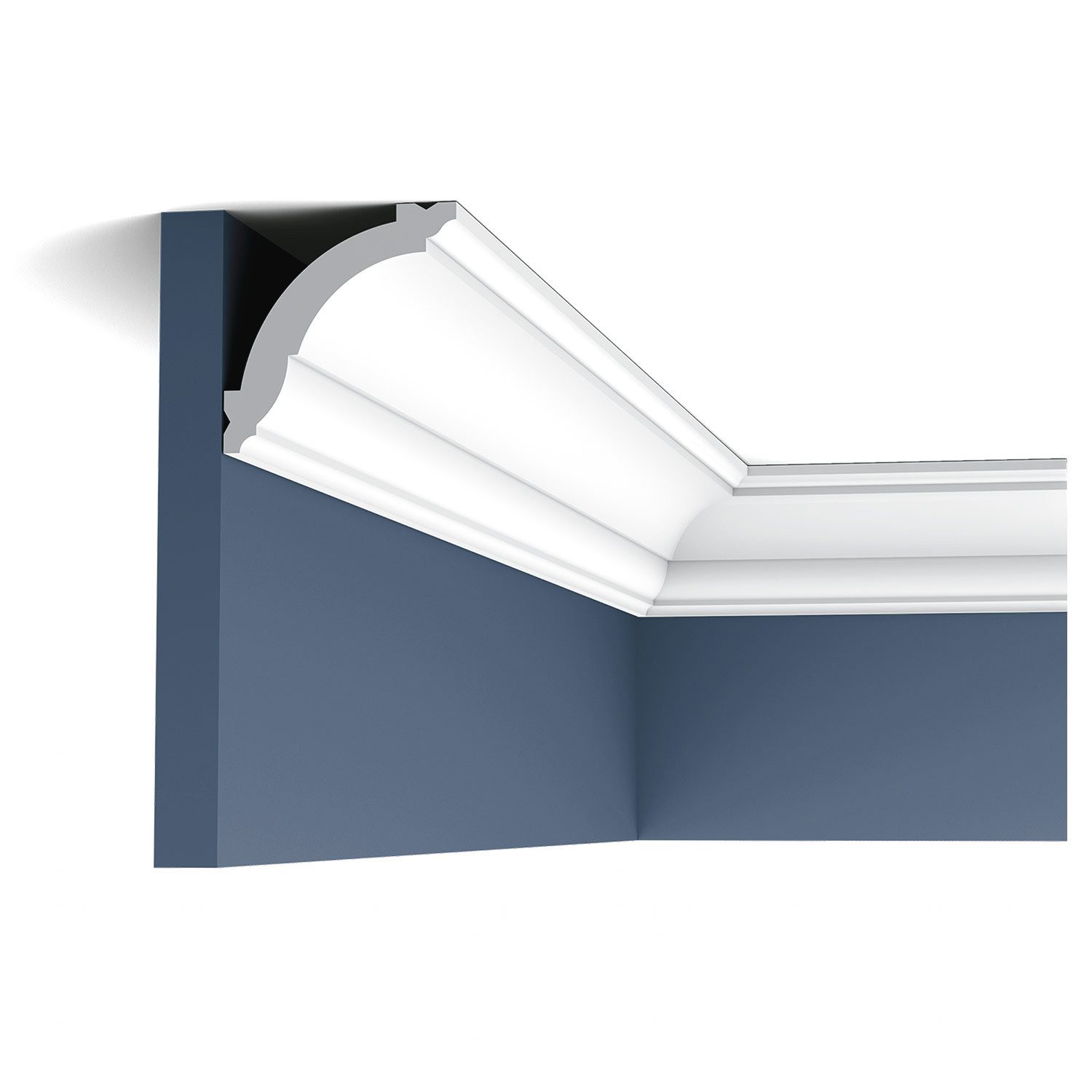 Orac Decor Eckprofil CX100 Stuck Eckleiste Decken-Leiste Profil Zierelement 2m (Profilleiste, 1-St., Stuckleiste, Eckleiste, Deckenleiste, Zierleiste, 2 m), Profilleiste