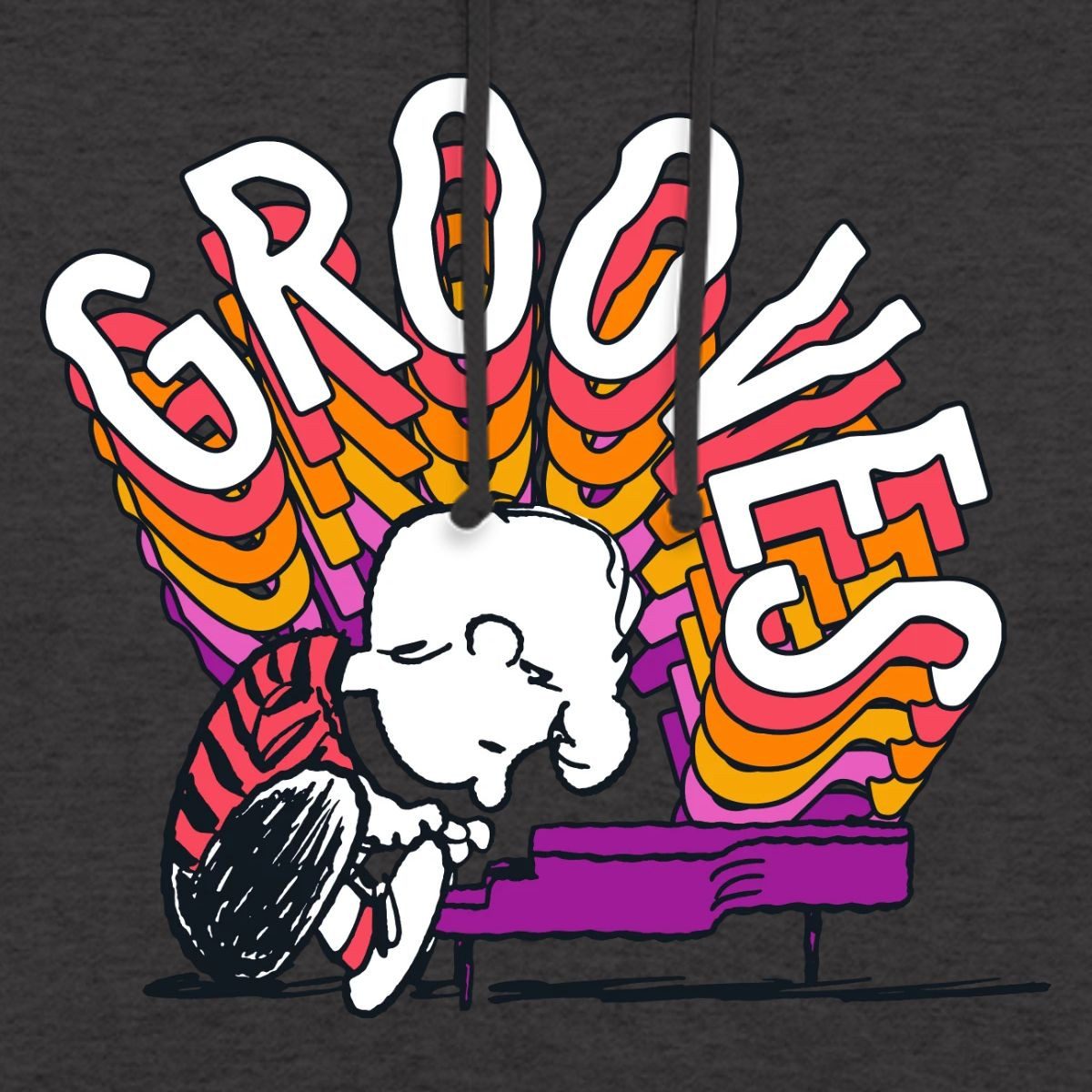 Spreadshirt Hoodie Peanuts Schroeder Grooves Musik Am Klavier Unisex Hoodie (1-tlg)