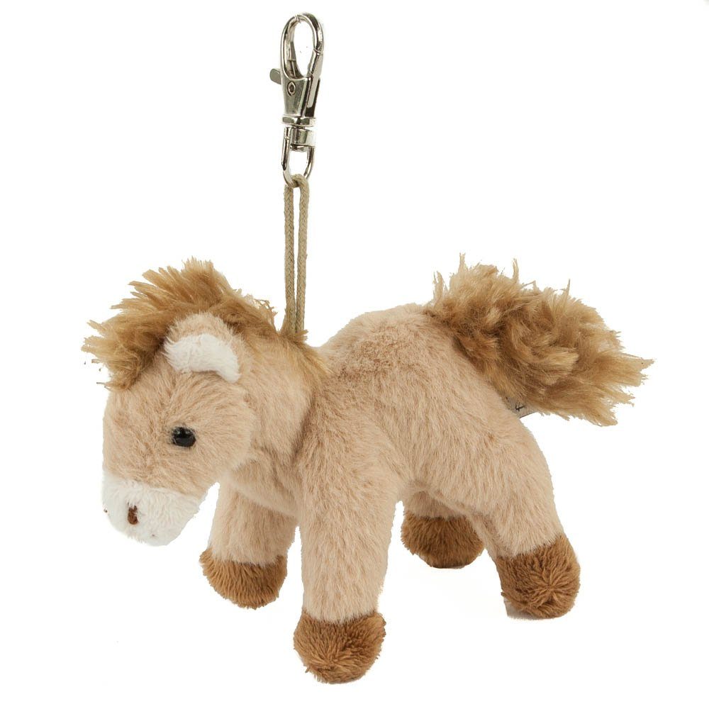 Bukowski Plüschanhänger Bukowski Schlüsselanhänger Pferd hellbraun 10 cm