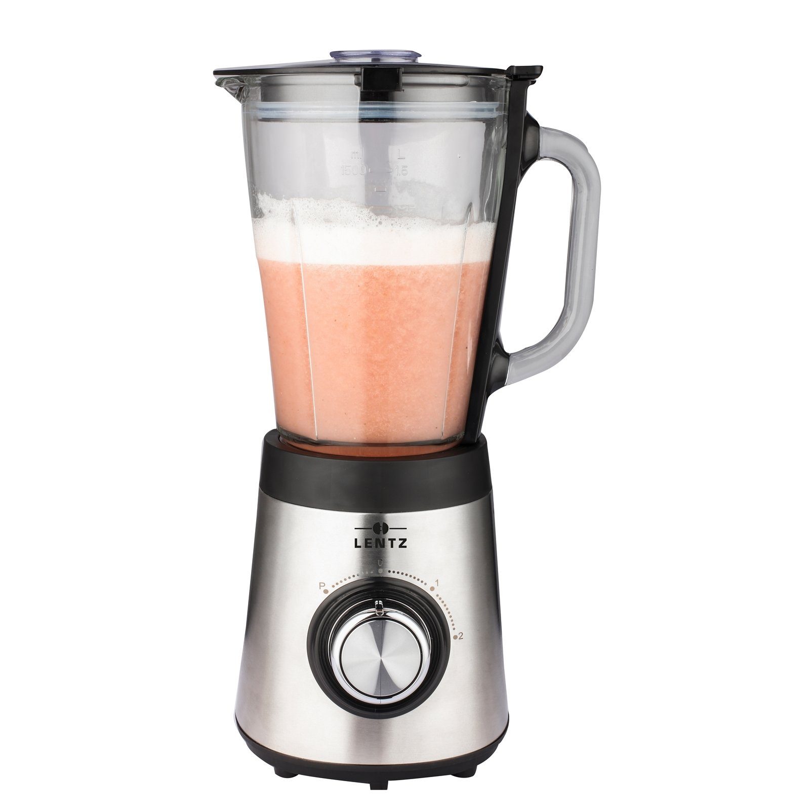 Lentz Standmixer Standmixer 1,5 Liter 500W, 500 W, IceCrush Funktion