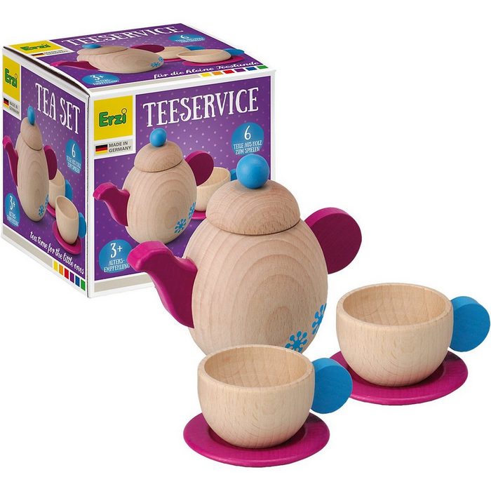 Erzi® Spielgeschirr Spielgeschirr Teeservice aus Holz