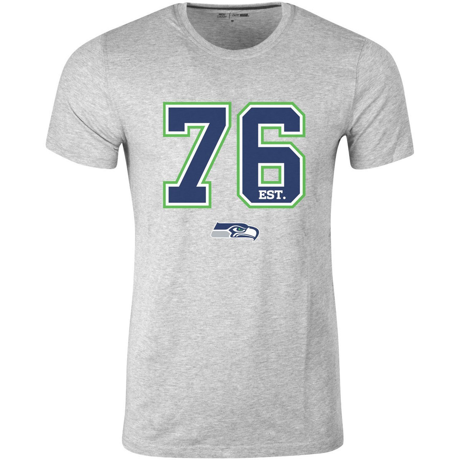 NFL Seattle New ESTABLISHED Print-Shirt Seahawks Era LOGO