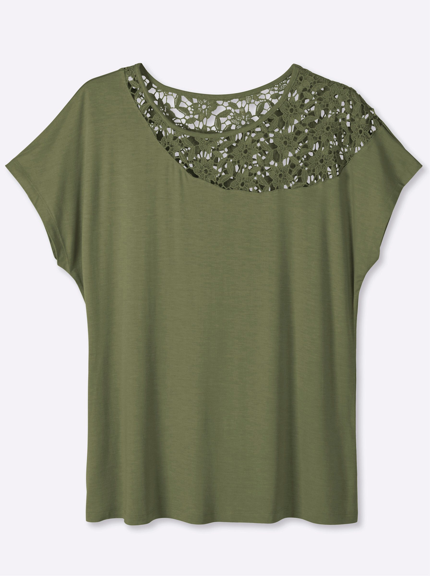 Sheego T-Shirt Kurzarm-Shirt Kurzarm – Bild 3 von 5