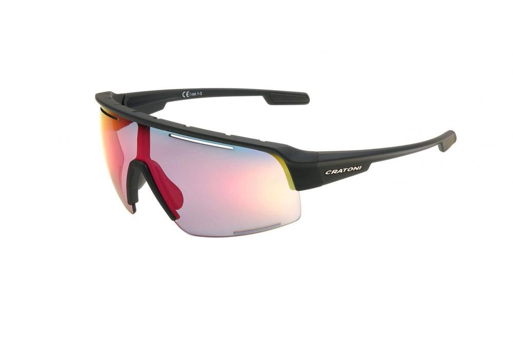 Cratoni Fahrradbrille Cratoni Sonnenbrille C-Matic NXT photoch sw rubber, Glas klar, rot ver
