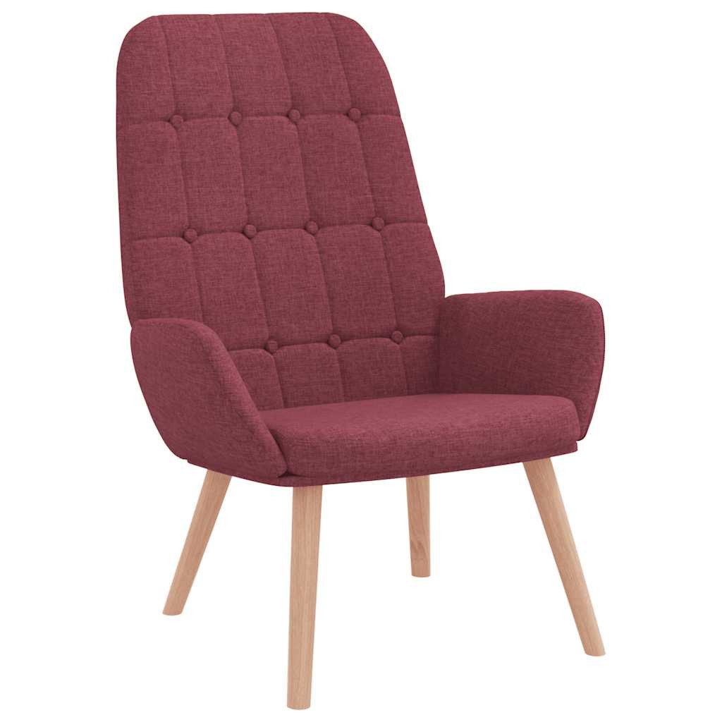 vidaXL Sessel Relaxsessel Stoff Weinrot (1-St) günstig online kaufen