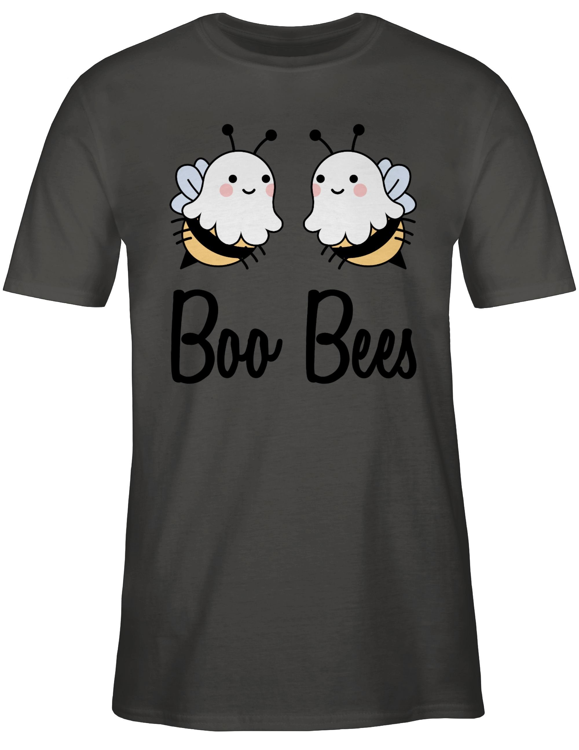 Shirtracer T-Shirt Boo Bees Boobees Bienen Boobs Halloween Kostüme Herren 2 Dunkelgrau