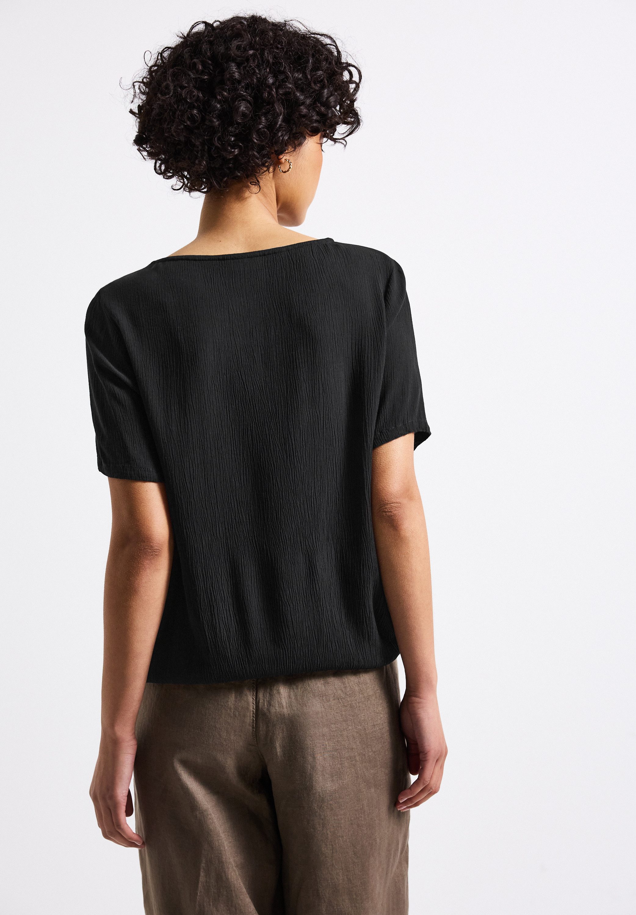 STREET ONE Shirtbluse mit Bänderdetail günstig online kaufen