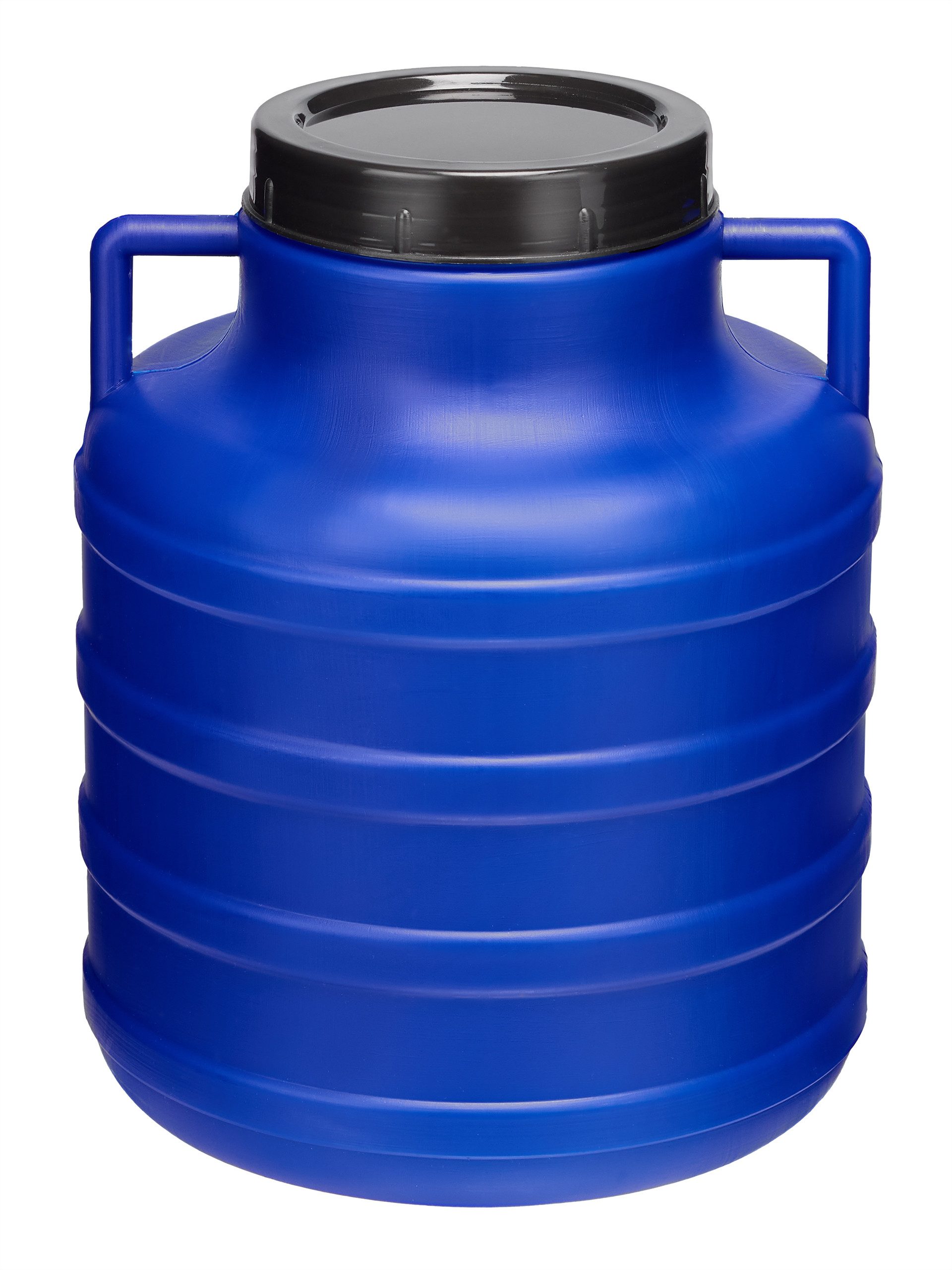 Garronda Regentonne 5L Lebensmittelfass Sauerkrautfass Hobbock Garten GD-0078, Blau, 5 l