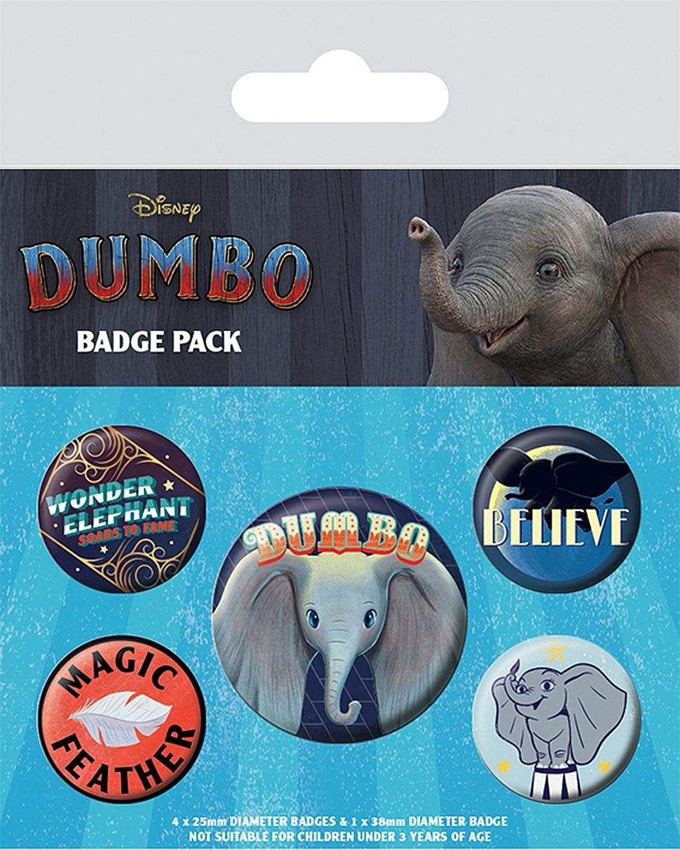 Set Set Button Disney Dumbo PYRAMID Button