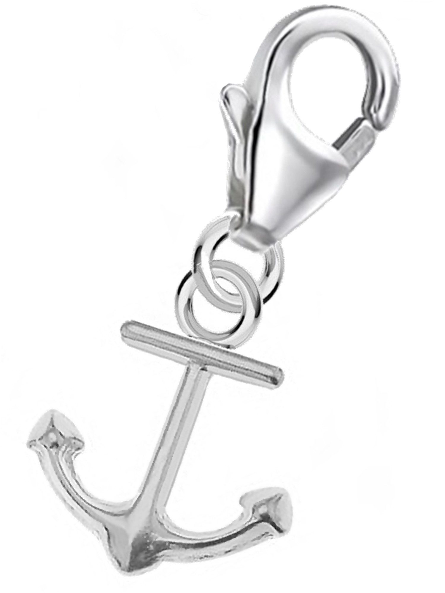 Charm Anker Anker Karabiner Charm Anhänger für Bettelarmband 925 Silber